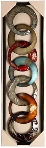 Hosley Metal Wall Dcor 35" High. Ideal Gift for Home, Weddings, Party, Spa, Meditation, Home Office, Dorm O4 (Multi)