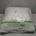 Oubonun 18"x18" Pillow Inserts (Set of 2) - Throw Pillow Inserts with 100% Cotton Cover - 18 Inch Square Interior Sofa Pillow Inserts - Decorative Pillow Insert Pair - White Couch Pillow