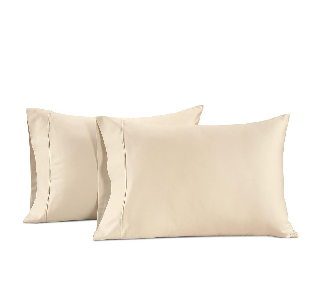 LANE LINEN 100% Cotton Pillowcases, King Size Pillow Cases Set of 2, Fits King Size Pillows, Premium 450 Thread Count Sateen King Size Pillow Cases, Soft & Breathable King Pillow Covers - Paloma