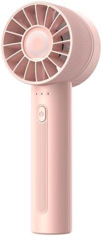 Mini Portable Fan, 3 Adjustable Speeds for Handheld Fan, 2600mAh Battert Capacity with 3-16H Usage Time and Newly Upgraded Motor, Best Gifts for men and Women (Pink)