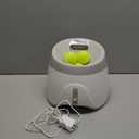 Elevon Dog Ball Thrower Launcher, Indoor/Outdoor Automatic Ball Launcher for Small and Medium-Sized Dogs, Includes 6 Mini Tennis Balls and a Data Line, Grey