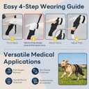 Dog Sleeve for Rear Legs to Stop Licking, Upgraded Surgical Recovery Sleeve for Hind Back Leg Wound, TPLO, ACL Surgery, Light Comfortable Cone Alternative, Right, S