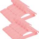 100 Pack Pink Baby Nursery Closet Hangers, Non-Slip Laundry Infant Pant Hanger for Newborn Clothes Gift, Ultra-Thin Child Coat Hanger for Girl Boy Toddler Kids, Pink 