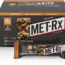 MET-Rx Big 100 Colossal Protein Bars, Chocolate Chip Cookie Dough Meal Replacement Bars, 9 Count (Pack of 1) (EXP 11/24/25)