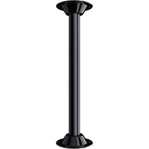 29" RV Table Base Mount and RV Table Leg,Aluminum Table Legs and Table Base Flange,Table and Floor Mounting Base and Leg,Includes Mounting Screws(Black-1set Table Leg and 2set Base Mount) (29"-1set)