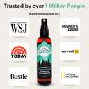 Lumi Outdoors Natural Shoe Deodorizer Spray (700+ Sprays) - Odor Eliminator for Smelly Shoes, Sneakers, Boots, Cleats & Foot Odor - Essential Oil Formula, Lemon Eucalyptus