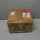 Teivio 16-piece Plastic Wheat Straw Square Dinnerware Set for 4, Unbreakable Dinner Plates, Salad Plates, Snack Bowls, Tumblers 13.5 oz, Dishwasher Safe, Kitchen Outdoor Camping,Black