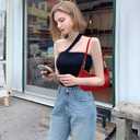 Shoulder Bags for Women Leather Cute Hobo Tote Handbag Under the Arm Purses Mini Clutch Purse with Zipper Closure (Red)