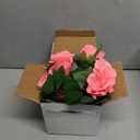 Greentime 2Pack Artificial Rose Flower Garland 6.5FT Fake Rose Vine for Wedding Arch Table Centerpiece Wall & Spring Decorations for Home Party Stairs Fireplace and Mirror Decor