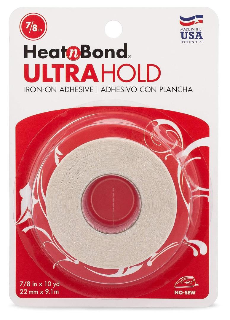 HeatnBond UltraHold Iron-On Adhesive, 7/ 8 Inch x 10 Yards