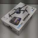 GPS Drone with 2K Camera for Adults, 5G FPV Foldable Drone with 4.5" Screen Controller, Brushless Motor, Tap Fly & Circle Fly, GPS Auto Return, Follow Me, Long Flight Time RC Quadcopter for Beginners (Grey)