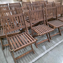 20 ct Solid Wood Patio Folding Chair Folding Chair Set