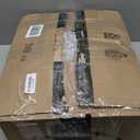 SLEEPBELLA Comforter Queen Size, 600 Thread Count Cotton Light Gray & White Stripes Reversible Pattern Grey Comforter Sets,Down Alternative Bedding Set 3Pcs (Queen, Grey Stripes)