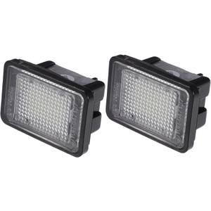 uxcell 1pair Car LED License Plate Light LED Error Free License Plate Light White Light for Mercedes-Benz GLK300 2010-2013 No.A2048200156/A2048201056