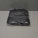 Premium Disposable Boot & Shoe Covers Booties, Durable, Non-Slip, Non-Toxic, Recyclable Protectors, Fits Most Shoes - Black - Pack of 100 (50 Pairs) (Standard)