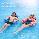 Pools Floats Adults 2 Packs, Inflatable Pools Floats Chairs, Portable Water Hammock for Summer Pool & Beachs