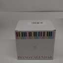 Piano Calendar,Playable Mini Piano Desk Calendar 2025, with 30 Music Scores Included,Calendar 2025 from JAN.2025 - DEC.2025,Gift for Fans Inspiration Gift for for Her, Singer Fans (Black)
