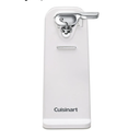 Cuisinart Deluxe Electric Can Opener, Single-Touch Automatic Can Opener, Easy-Clean Detachable Cutting Lever, Nonslip Base, CCO-50N, White