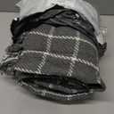 DII Transitional Checked Plaid Woven Throw, 50x60, Gray