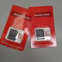 2 Pack TF Card 128GB with Adapter, High Speed Memory Card, UHS-I C10 A1 Memory TF Card for Tablet/Mobile Phone/Camera/Car Audio/Game Console (TF162 Red Gold 128GB)