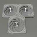 darkFlash G24 120MM Magnetic ARGB PC Case Fans - 3 Pack, Tool-Free Installation, up to 2200RPM Cooling, 4-Pin PWM, Sync with Motherboard RGB Software(White)