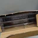 LARGER Compartment - Stackable Water Bottle Organizer Holder - for Stanley & Others' Large Tumbler - Clear Wine Rack, Cup Bottle Holder for Cabinet Home Countertop Fridge Pantry Shelf, 3 Tier Hold 9