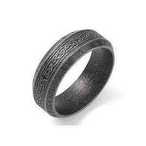 Viking Rings for Men Norse Viking Raven Runes Vegvisir Compass Amulet Ring Jewelry for Men Women Boys Size 7