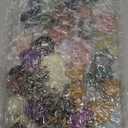 Nuenen 64 Pcs Crystals Worry Stones Bulk Healing Crystals Cross Coffin Moon Star Gemstone Teardrop Palm Pocket Quartz Sphere Ball Combination Bulk for Christmas Witchcraft Supplies