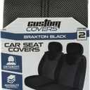 Custom Accessories Black Bucket Low Back Seat Cover - 40406