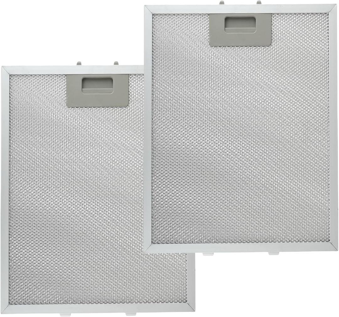 W10169961A Range Hood Filter Replacement 5 Layer Aluminum Mesh Hood Grease Filter Fit for Whirlpool, Kitchen Aid, Jenn-Air Range Hoods(2PCS)