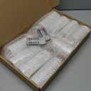 Flickering Flameless LED Candles, 9 Pcs with Embedded Star String, Acrylic LED Pillar Candles with Remote, Suitable for Home Decoration (White)