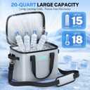 CUEME Ice Machine for Knee After Surgery, Programmable Timer Cold Therapy Machine for Knee Replacement, Cryotherapy Pain Relief, w/Compression Pad, Ice Therapy Machine for Shoulder/Hip/Ankle/Foot