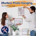 Double Sided Tape Heavy Duty White PE Foam Tape, 1 in X 16.5 Ft Mounting Tape Removable Strips Strong Weatherproof Adhesive Tape for Hanging Picture Poster, Carpets, Paint Wall No Damage, 2 Rolls