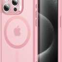 ESR for iPhone 15 Pro Max Case, Translucent Matte Case, Compatible with MagSafe, Military-Grade Protection, Classic Series, Frosted Pink