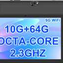 10.1Inch MTK8768 Octa-core 2.3GHZ Tablet RAM 10GB(4+6Expand)+64GB ROM IPS800*1280 Screen,6000mAh Battery, Black