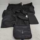 Packing Cubes Storage Bags 8 Pieces-Luggage Organizers Classify Store Clothing Efficiently for Travel Outdoor Home (Black, 8 Pieces)