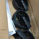 ROSONG Collapsible Wagon Cart with Wheels Foldable - Folding Utility Heavy Duty Wagons Carts for Grocery Sports Garden Shopping Camping Wheelbarrows (Black, 120L)