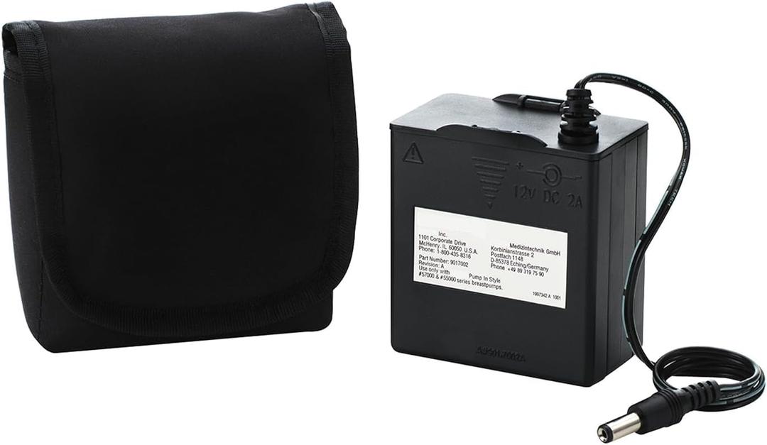 Compatible with Medela Pump in Style, Portable AA Battery Pack for 9V Breast Pump, Upgraded Replacement Battery Case for Medela Advanced (9017002)