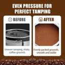 2 x Tamping Mat Compatible with Ninja Luxe Cafe Espresso Machine ES601&ES701, Non-Slip Silicone Coffee Tamper Pad for Portafilter Support, Food-Grade, Tamper Holder