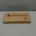 Matte Black Square Barn Door Handles 12"/16"/18"/24"/36"/48"/59'', Pull Push Long French Door Handle Double Sided, Large Front Exterior Shower Door Pull Handles