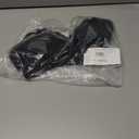 Seamless Comfort Wirefree Bralette with Removable Pads (Black, XL)