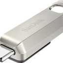 SanDisk 128GB Ultra Luxe USB Type-C Flash Drive - Up to 400MB/s, USB 3.2 Gen 1, Premium Metal Design - SDCZ75-128G-G46