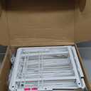 Rolling Storage Cart with Drawers,Utility Cart With 8 Drawers and Wooden Tabletop,Rolling Drawer Cart,Storage Drawer Cart for Living Room,Classroom,Bedroom,Bathroom,Dorm,Office,White