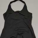 Trendy Queen Halter Tops for Women 2026 Summer Going Out Tops Backless Crop Sleeveless Workout Shirts Cute Y2k Clothes (Black, XS)