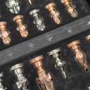 Large Egyptian Metal Chess Set for Adults with Travel Foldable Marbling 15-Inch Chess Board - Weighted Metal Chess Pieces- Luxurious Chess Sets for Collectors Family Vintage Board Game