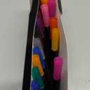 Aen Art 24 Colors Outline Glitter Markers, Shimmer Metallic Pens Christmas Stocking Stuffer for Teen Girl, Great Gift for Artists and Craft Lovers