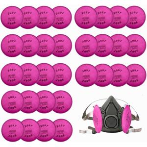 32PCS 2097 Particulate Filter,2097 Filter Compatible with 6000 6200 6800 7000 FF-4 Series to Replace Filters(16Pack)