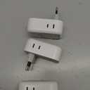 3 Pack European Travel Plug Adapter, TESSAN Type C Charger Plug with 4 Outlets 3 USB (2 USB-C), US to Europe Plug Adapter for Italy, Spain, France, Portugal, Greece, Iceland, Travel Essentials