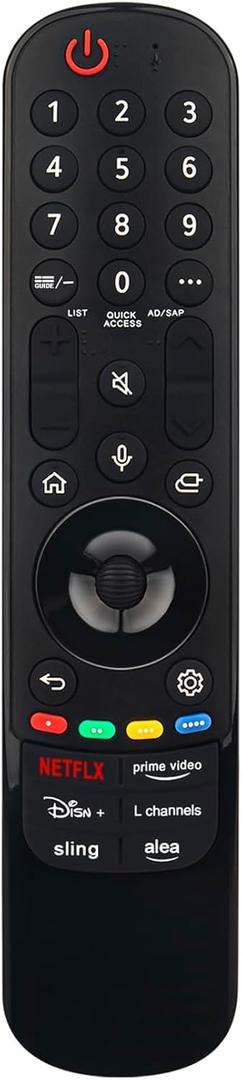 MR24GA Voice Replace Remote Applicable for LG Smart TV 2024 Models 75UT8000AUA 42OLEDC4AUA 43UT7550AUA 50UT7550AUA 48OLEDC4AUA 65OLEDC4AUA OLED55G4SUB OLED77G4WUA 77OLEDC4AUA 83OLEDC4AUA 86UT7590PUA