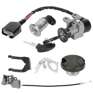 HIAORS GY6 50cc Ignition Switch Key Lock Gas Tank Cap Set Replacement for TaoTao 50cc 49cc ATM50 Pony VIP Most Chinese Scooter Moped Thunder Roketa Jonway Lance NST Tank Urban Peace Sports Sunl Parts